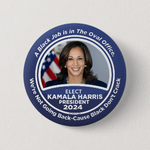 Kamala Harris for President 2024 6 Cm Round Badge