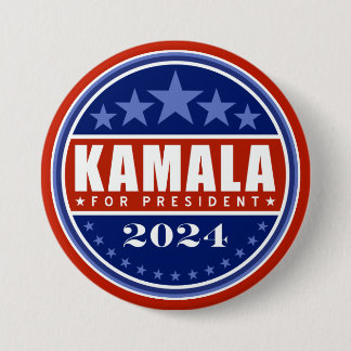 Kamala Harris for President 2024 7.5 Cm Round Badge