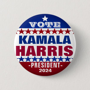 Kamala Harris for President 2024 Campaign Button
