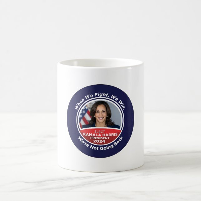Kamala Harris for President 2024 Coffee Mug (Center)