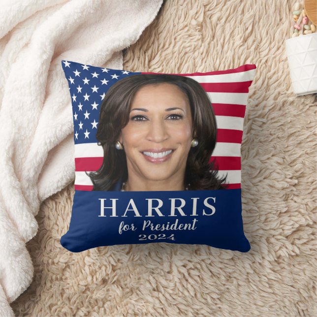 Kamala Harris For President 2024 Cushion (Blanket)