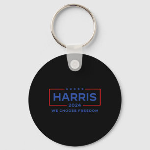 Kamala Harris For President 2024 Election Freedom Key Ring