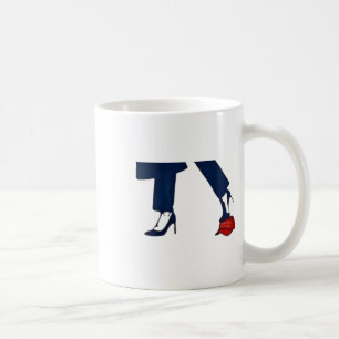 Kamala Harris For President 2024 High Heel Crushed Coffee Mug