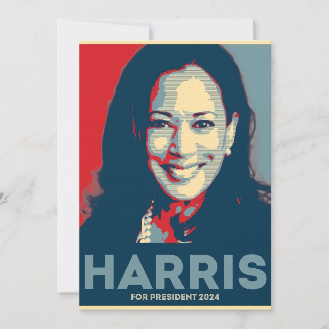 Kamala Harris For President 2024 - Hope Invitation (Front)