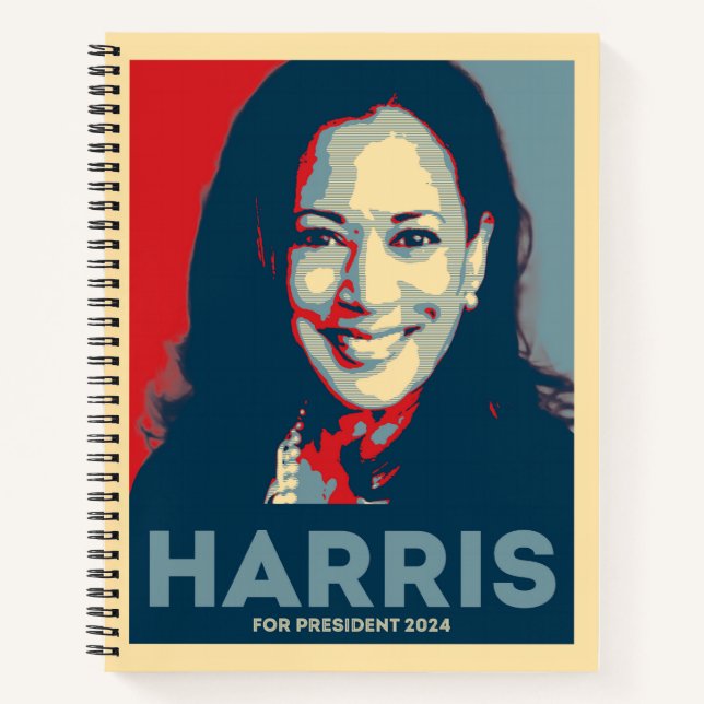 Kamala Harris For President 2024 - Hope Notebook (Front)