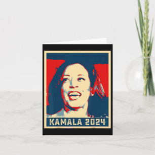 Kamala Harris For President 2024 Madam Vice Presid Card