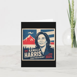 Kamala Harris For President 2024 Madam Vice Presid Card