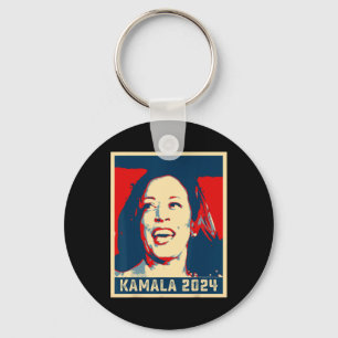 Kamala Harris For President 2024 Madam Vice Presid Key Ring