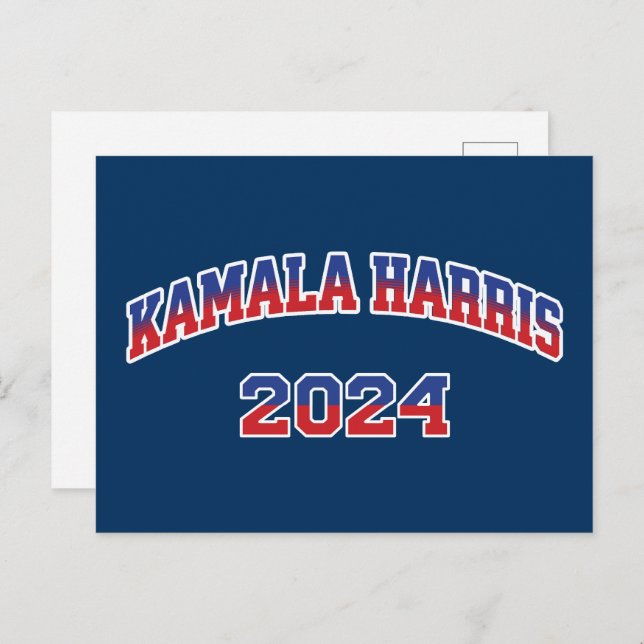 Kamala Harris For President 2024 Postcard (Front/Back)