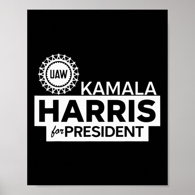 Kamala Harris For President 2024  Poster (Front)