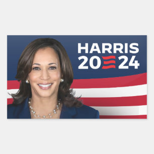 Kamala Harris for President 2024 Rectangular Sticker