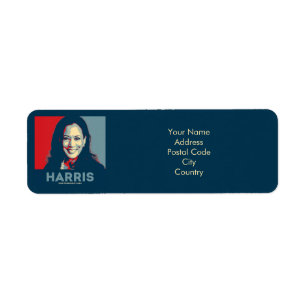 Kamala Harris For President 2024 Return Address Label