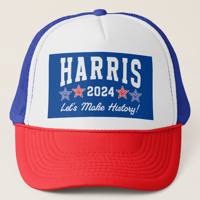 Kamala Harris For President 2024 Trucker Hat (Front)