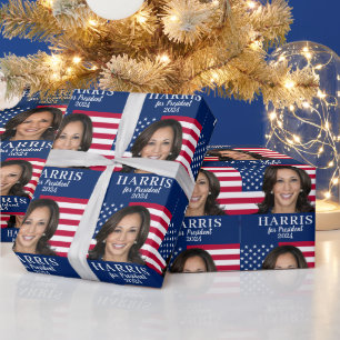 Kamala Harris For President 2024 Wrapping Paper