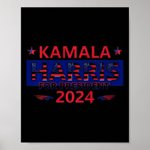 Kamala Harris For President 2024 Yard Sign Design