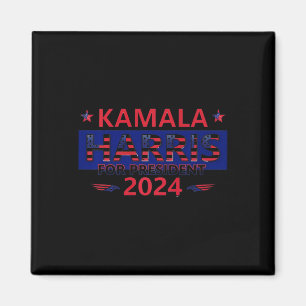 Kamala Harris For President 2024 Yard Sign Design Magnet