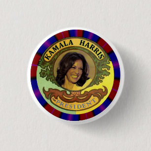 Kamala Harris for President 3 Cm Round Badge