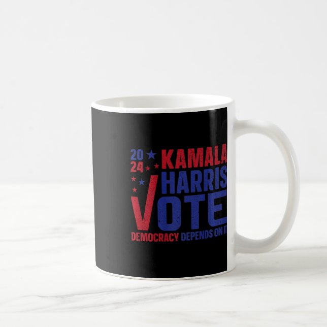 Kamala Harris For President A New Vision For Ameri Coffee Mug (Right)