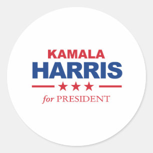 Kamala Harris for President - Classic Round Sticker