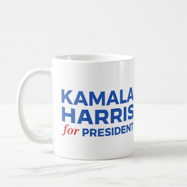 Kamala Harris for President Coffee Mug (Left)