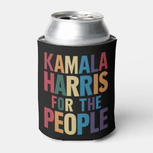 Kamala Harris For President LGBT Gay Pride Rainbow Can Cooler