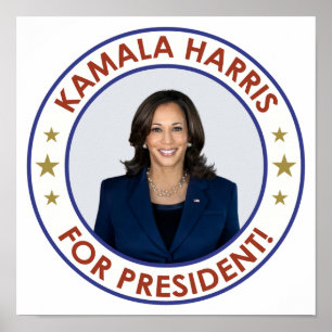KAMALA HARRIS FOR PRESIDENT! POSTER