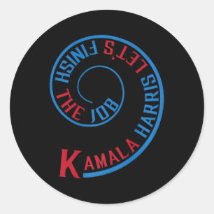 Kamala Harris For President Ready For The Future P Classic Round Sticker