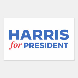 Kamala Harris for President Rectangular Sticker