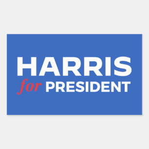 Kamala Harris for President Rectangular Sticker