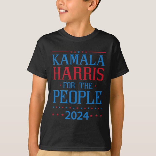 Kamala Harris For The People 2024 Election 2024  T-Shirt (Front)