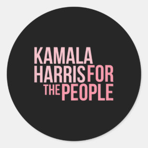 Kamala Harris For The People - Aka 2020 Vice Presi Classic Round Sticker