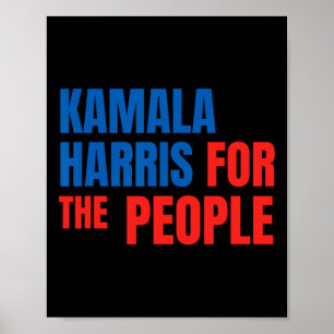 Kamala Harris For The People American President Ca Poster