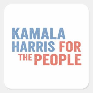 Kamala Harris For the People Election Democrats Square Sticker