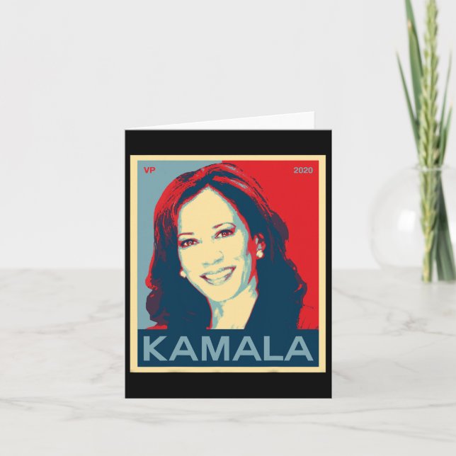 Kamala Harris For Vice President 2020  Card (Front)