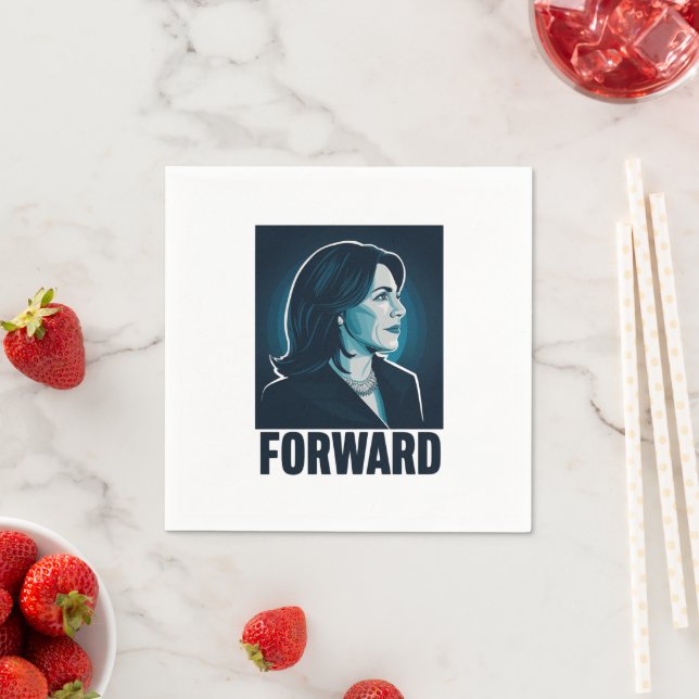 Kamala Harris Forward 2024 Presidential Election  Napkin (Insitu)