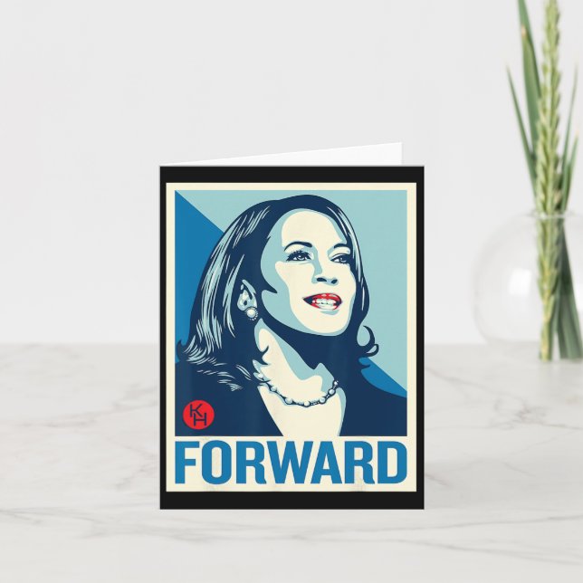 Kamala Harris Forward  Card (Front)