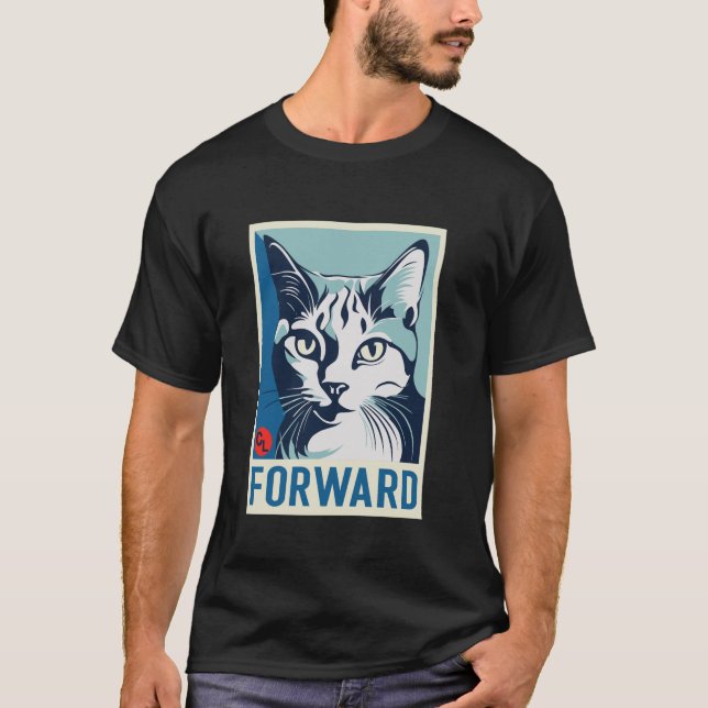 Kamala Harris Forward Childless Cat Ladies for Kam T-Shirt (Front)
