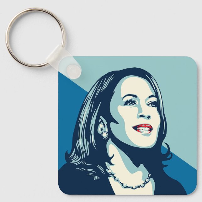 KAMALA HARRIS FORWARD KEY RING (Front)
