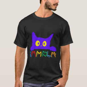 Kamala Harris Funny Cat Lettering Typography Alpha T-Shirt
