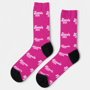 Kamala Harris girly Pink Logo 2024 Socks