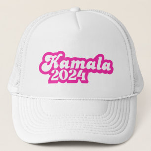 Kamala Harris girly Pink Logo 2024 Trucker Hat