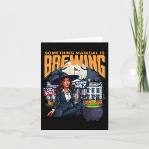 Kamala Harris Halloween White House  Card