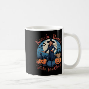 Kamala Harris Halloween Witch Quotes 2024 Election Coffee Mug
