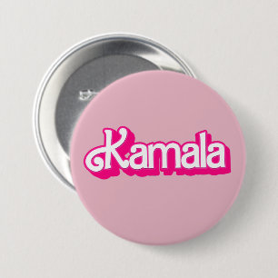 Kamala Harris in Pink 7.5 Cm Round Badge