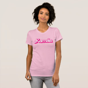 Kamala Harris in Pink T-Shirt