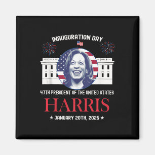 Kamala Harris Inauguration Day 2025 Madam 47th Pre Magnet