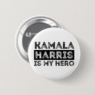 Kamala Harris is My Hero - President 2024 6 Cm Round Badge