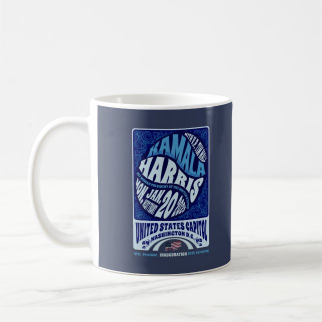 Kamala Harris Jan 20th Inauguration 2025 Coffee Mug (Left)
