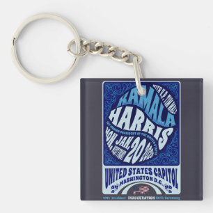 Kamala Harris Jan 20th Inauguration 2025 Key Ring