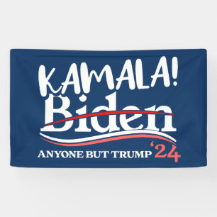 Kamala Harris, Kamala 2024 for women, anti-Trump Banner